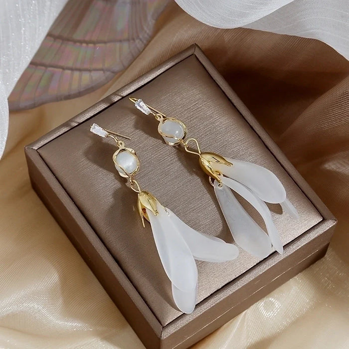 Floral Fantasy Drop Earrings