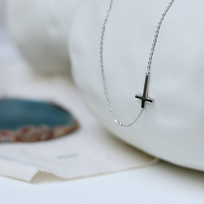Ethereal Grace in Silver Necklace