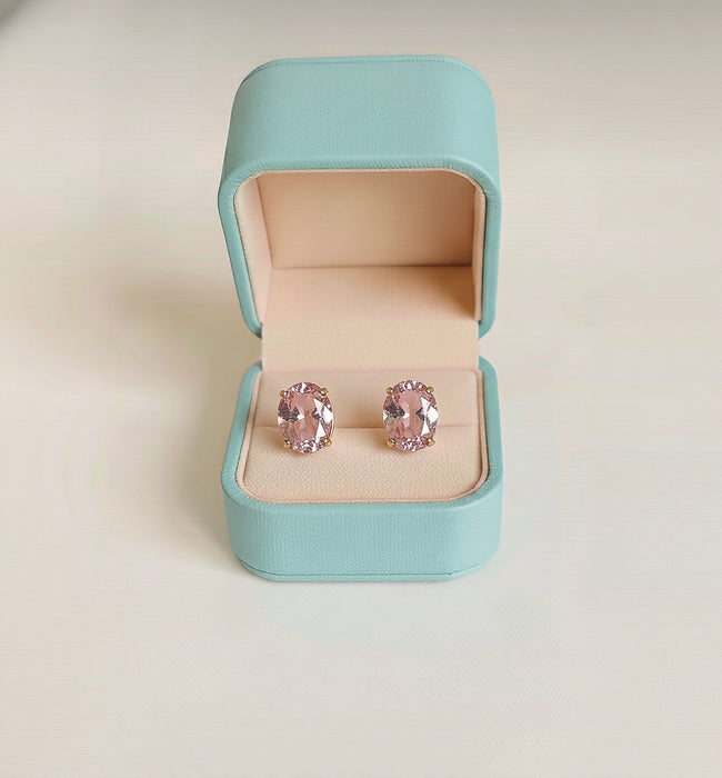 Rose Lumière Crystal Studs
