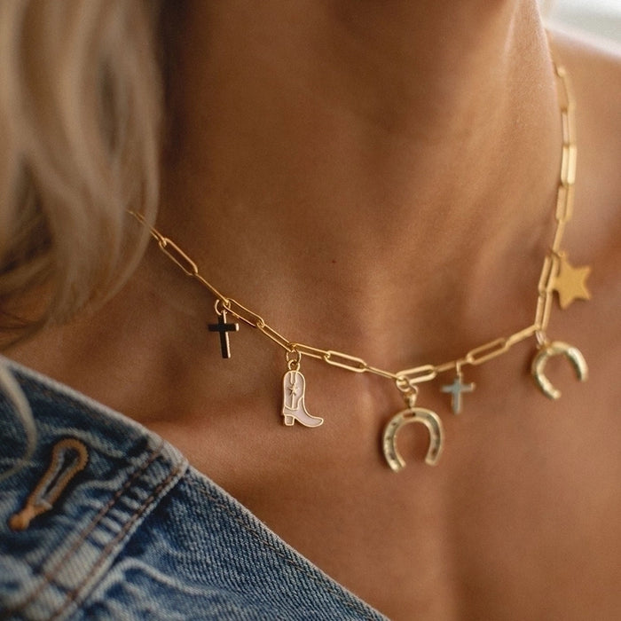 Western Charm Link Necklace