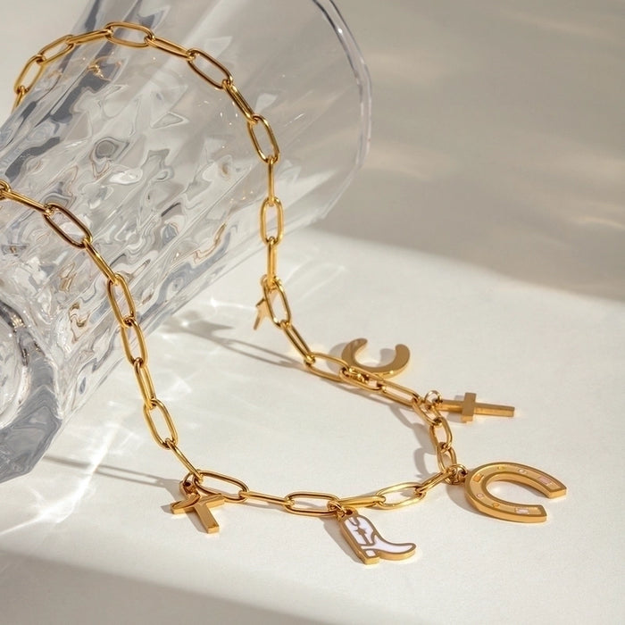 Western Charm Link Necklace