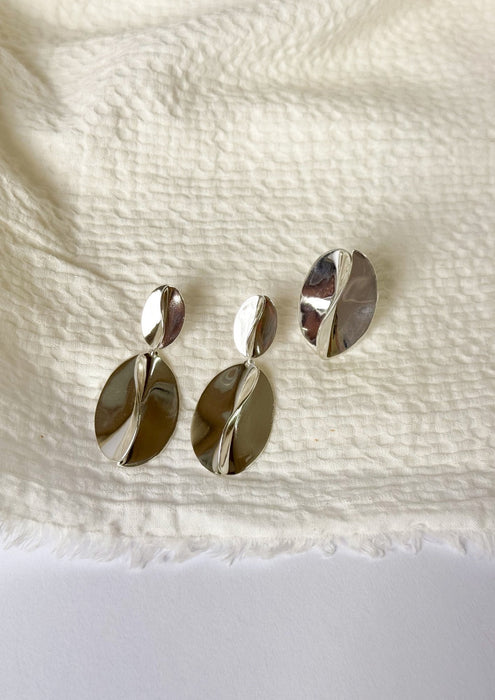 Aura Twist Drop Earrings