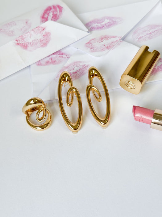 Éclat Spiral Statement Earrings