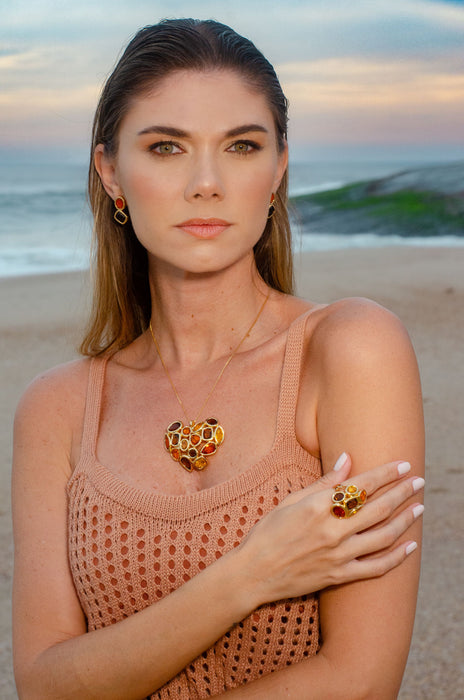 Crimson Mosaic Necklace (Coming Soon...)