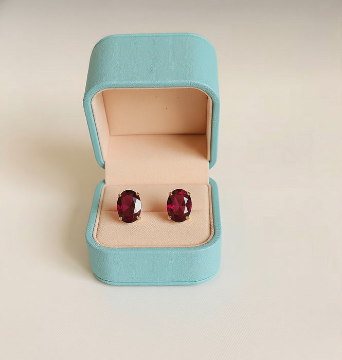 Scarlet Stud Earrings
