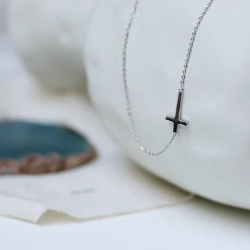 Ethereal Grace in Silver Necklace