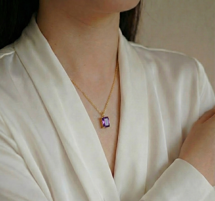 Amethyst Glow Necklace