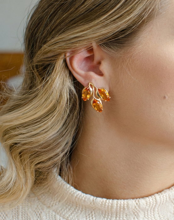 Aurora Leaves Earrings