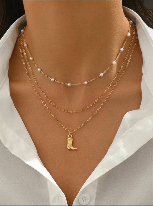 Golden Trail Necklace