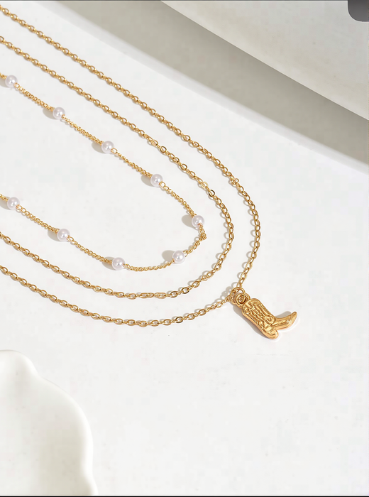 Golden Trail Necklace