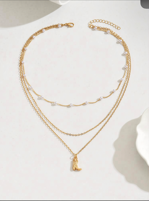 Golden Trail Necklace