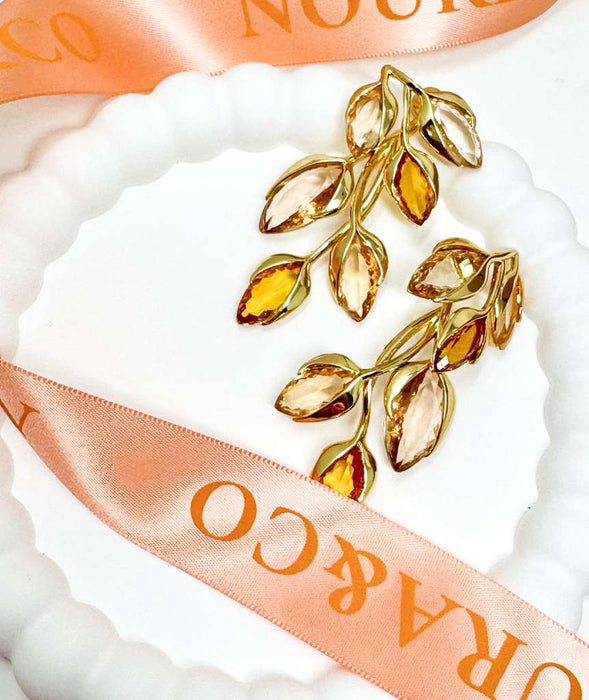 Aurora Leaves Earrings