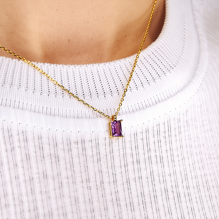 Amethyst Glow Necklace