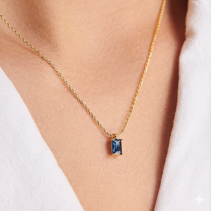 Midnight Sapphire Necklace