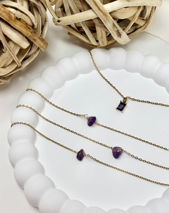 Midnight Sapphire Necklace