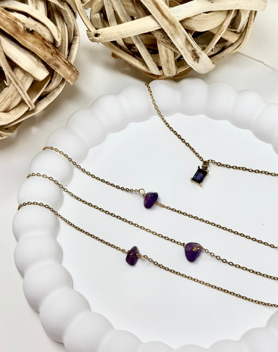 Midnight Sapphire Necklace