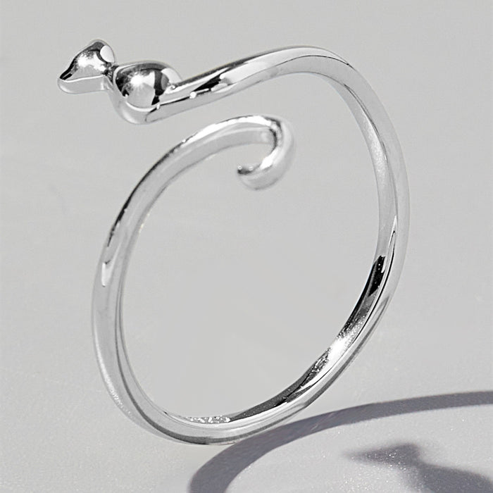 Cat-C 925 Sterling Silver Ring