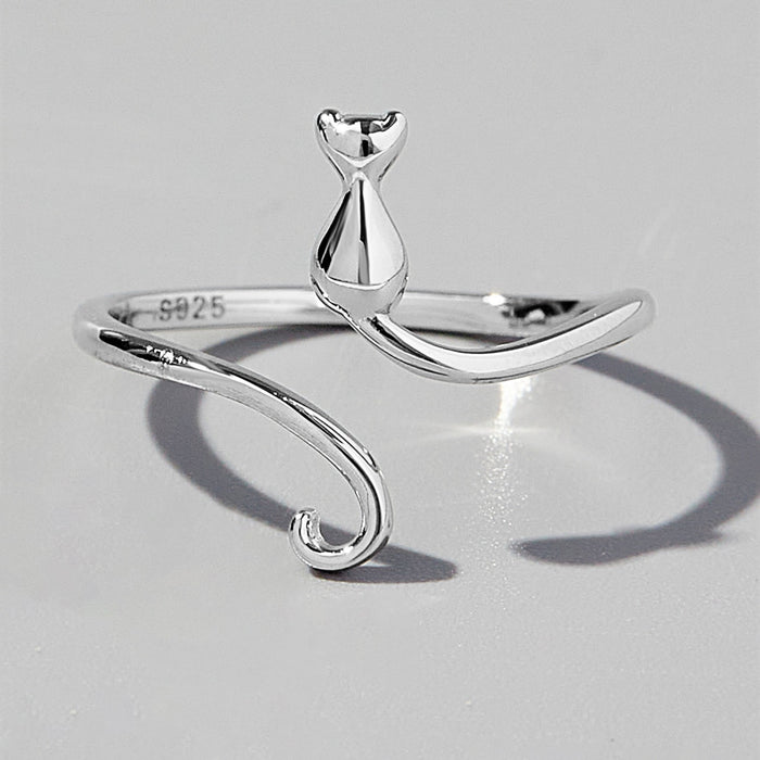 Cat-C 925 Sterling Silver Ring