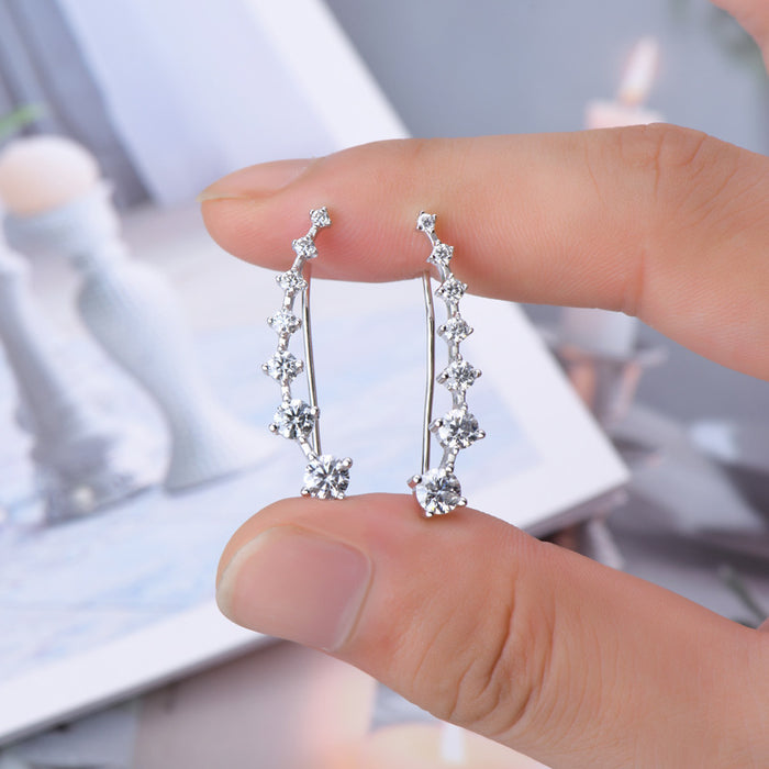 Lumière Geometric Moissanite Studs