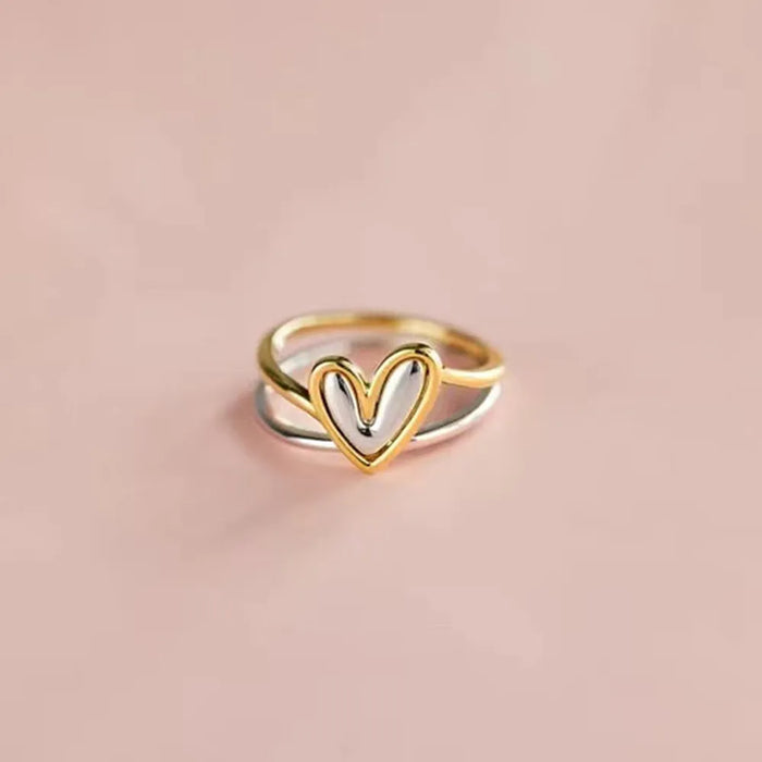 Heart Lines Ring
