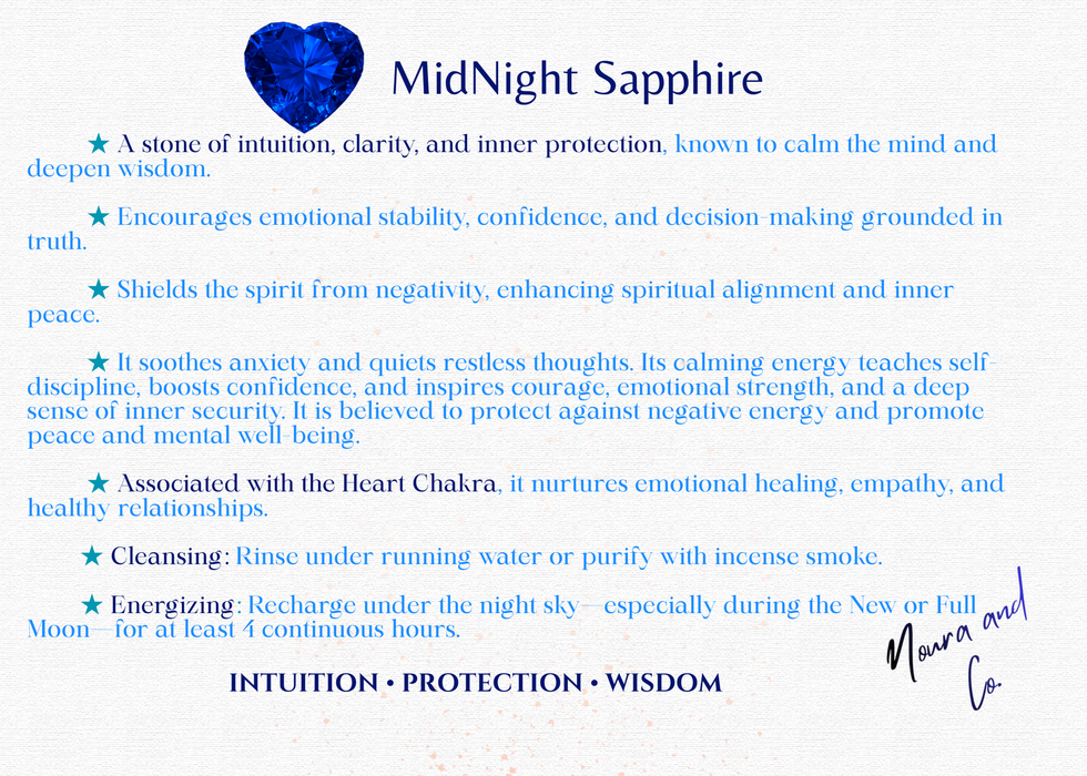 Midnight Sapphire Necklace